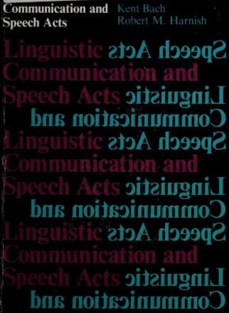 Tapa de Linguistic Communication and Speech Acts