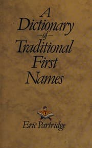 Tapa de A Dictionary of Traditional First Names