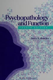 Tapa de Psychopathology and function