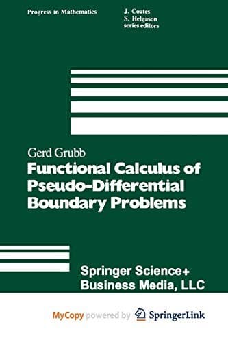 Tapa de Functional Calculus of Pseudo-Differential Boundary Problems