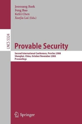 Tapa de Provable Security