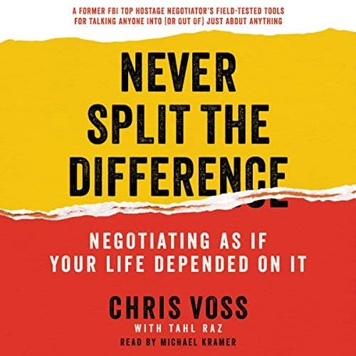 Tapa de Never Split the Difference