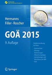 Tapa de GOÄ 2015