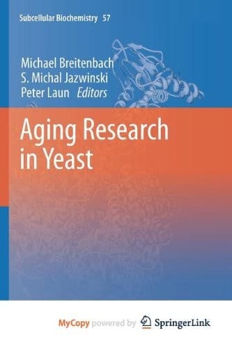 Tapa de Aging Research in Yeast