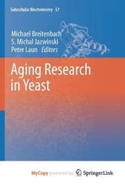 Tapa de Aging Research in Yeast