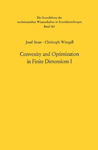 Tapa de Convexity and Optimization in Finite Dimensions I