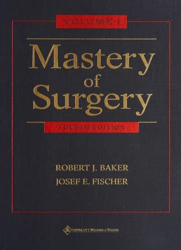 Tapa de Mastery of surgery