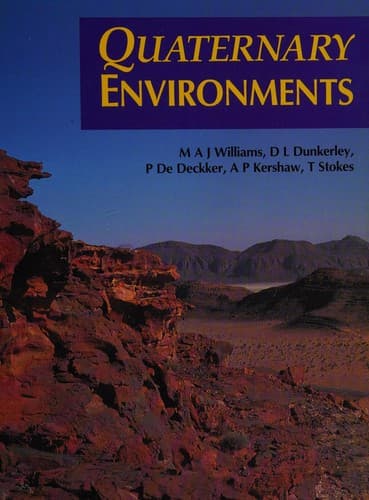 Tapa de Quaternary environments