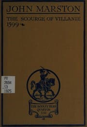 Tapa de The scourge of villanie, 1599