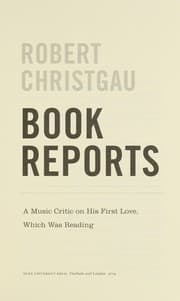 Tapa de Book reports