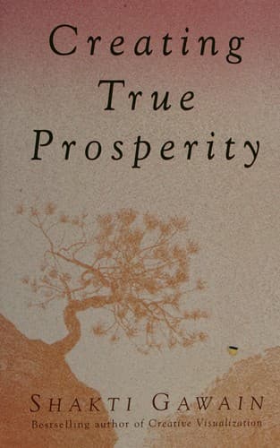Tapa de Creating true prosperity