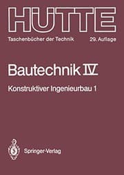 Tapa de Bautechnik : Konstruktiver Ingenieurbau 1