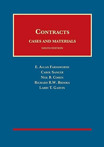 Tapa de Cases and Materials on Contracts