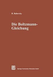 Tapa de Die Boltzmann-Gleichung