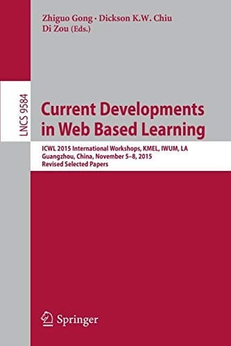 Tapa de Current Developments in Web Based Learning