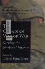 Tapa de The Canadian way of war