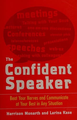 Tapa de The confident speaker