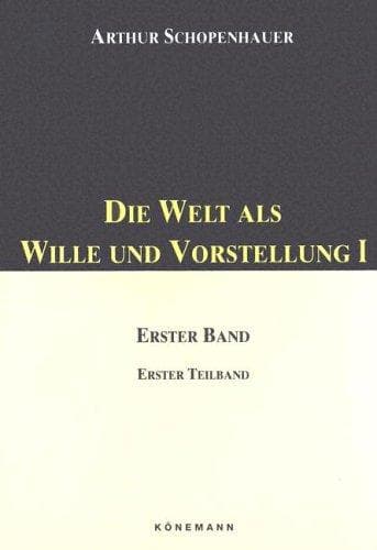 Tapa de Die Welt als Wille I