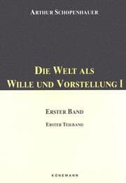 Tapa de Die Welt als Wille I