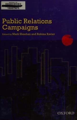 Tapa de Public relations campaigns