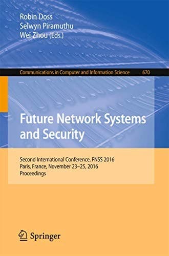 Tapa de Future Network Systems and Security