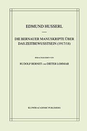 Tapa de Die Bernauer Manuskripte Über das Zeitbewusstsein