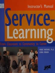 Tapa de Service-learning instructor's manual