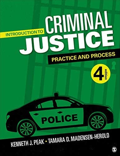 Tapa de Introduction to Criminal Justice