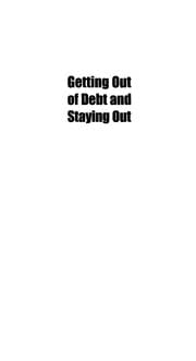 Tapa de Getting out of debt and staying out