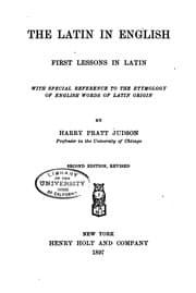 Tapa de The Latin in English