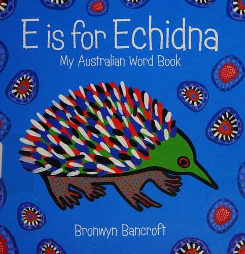 Tapa de E is for echidna
