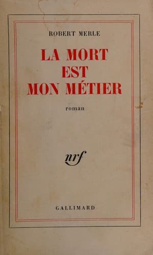 Tapa de La mort est mon métier