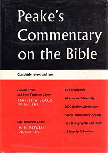 Tapa de Peake's commentary on the Bible
