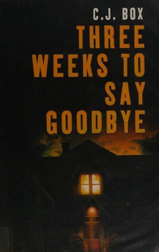 Tapa de Three weeks to say goodbye