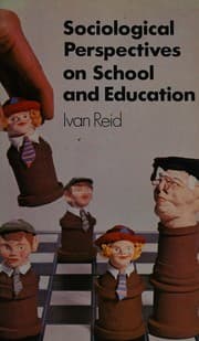 Tapa de Sociological perspectives on school and education