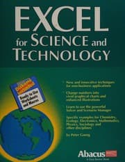 Tapa de Excel for Science and Technology