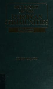 Tapa de A dictionary of the European communities