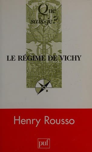 Tapa de Le régime de Vichy