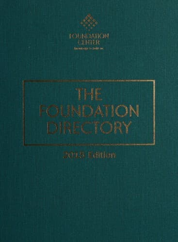 Tapa de The foundation directory 2015