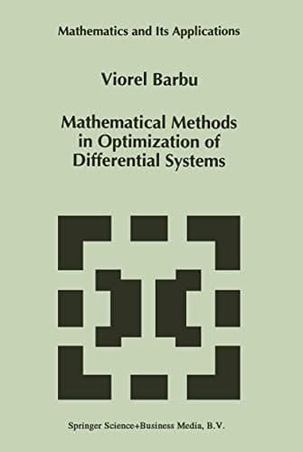Tapa de Mathematical Methods in Optimization of Differential Systems