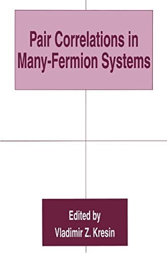 Tapa de Pair Correlations in Many-Fermion Systems