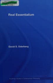 Tapa de Real essentialism