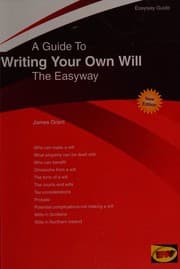 Tapa de Guide to Writing Your Own Will
