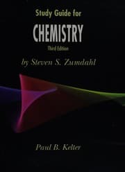 Tapa de Study guide for Chemistry, third edition, Steven S. Zumdahl