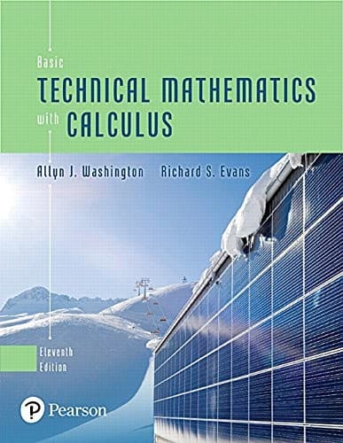 Tapa de MyLab Math Standalone Access Card to accompany Washington/Evans, Basic Technical Mathematics with Calculus, 11/e