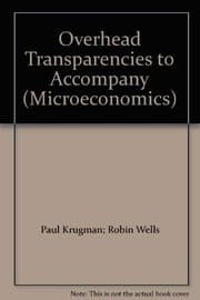 Tapa de Overhead Transparencies to Accompany Microeconomics