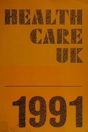 Tapa de Health Care UK 1991