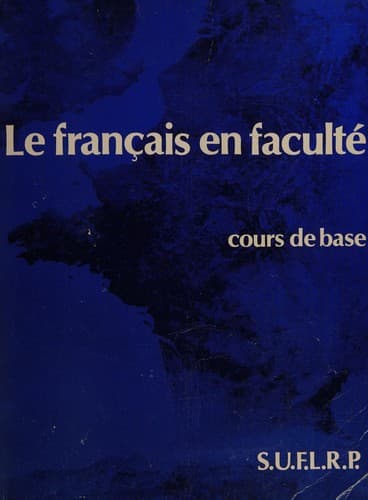Tapa de Le Francais En Faculte