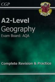 Tapa de A2-level geography