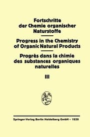 Tapa de Fortschritte der Chemie Organischer Naturstoffe